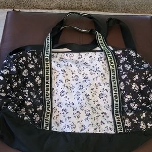 Pink Victoria's Secret Duffle Bag